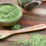 "A Perfectly Wild Cuppa Matcha" Bamboo Spoon