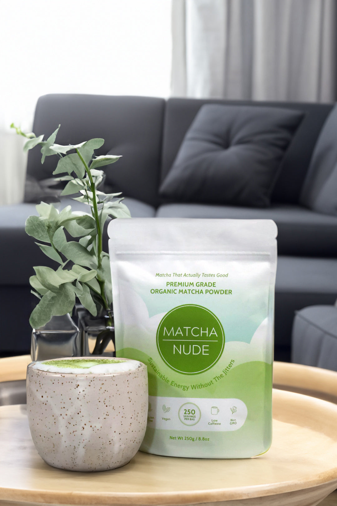 Premium Organic Matcha 250g – bold, bulk ceremonial Japanese matcha