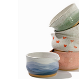 Handmade Ceramic Matcha Bowl with Spout