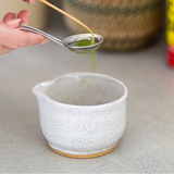 Handmade Ceramic Matcha Bowl with Spout