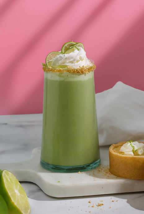 🥧✨ Key Lime Pie Matcha Latte 🍵🍋