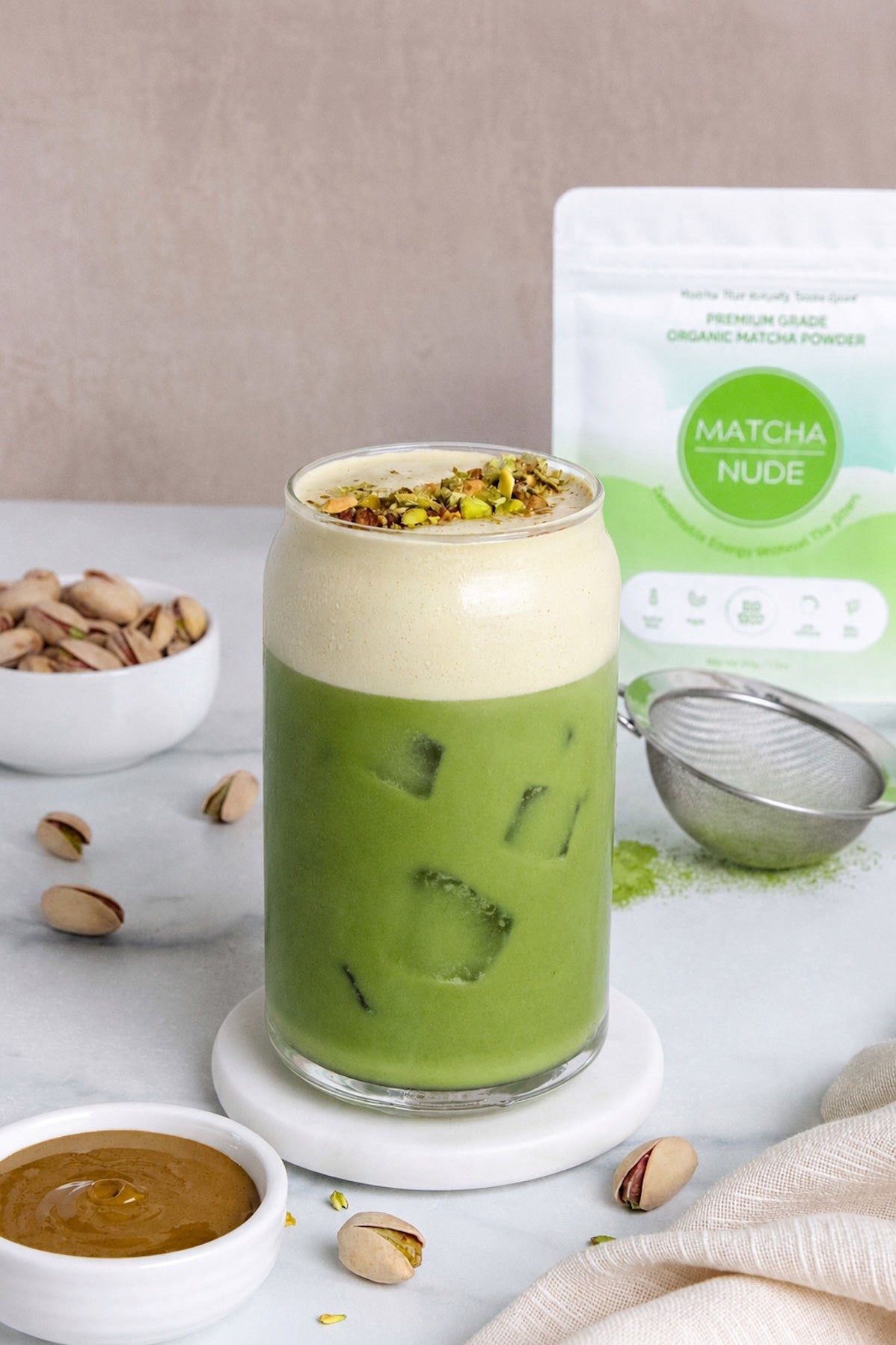 Pistachio Cream Matcha Latte