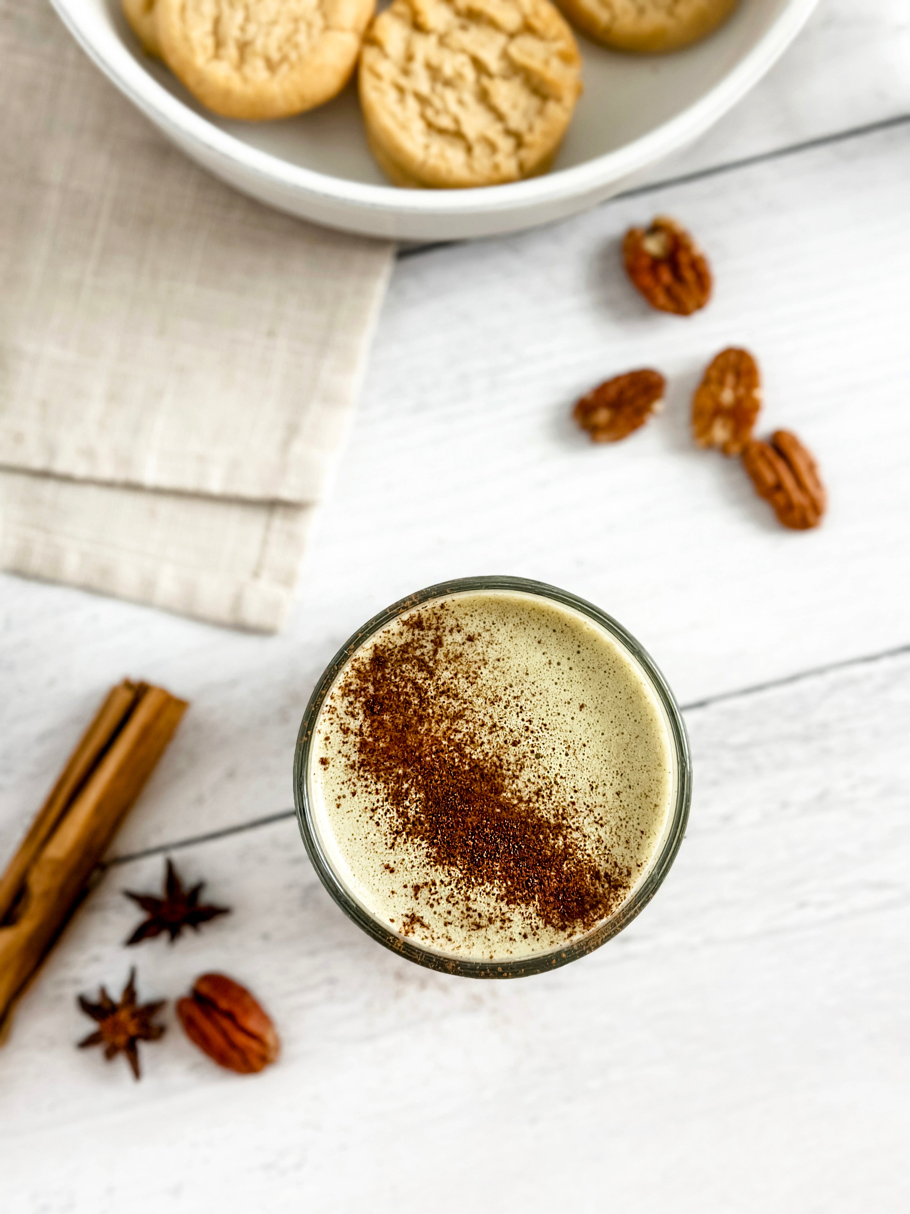 Creamy Pecan Pie Matcha Latte