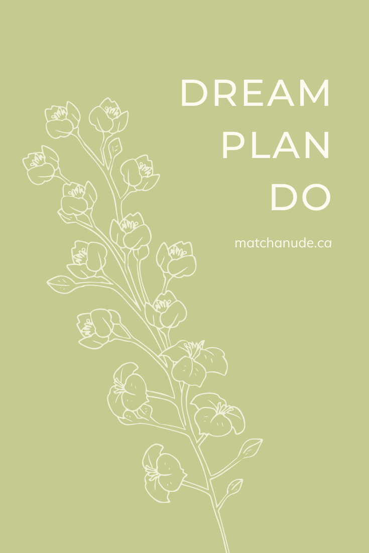 Dream Plan Do.  The afternoon matcha club.  Thoughtfulness and matcha.  Organic Japanese matcha blog