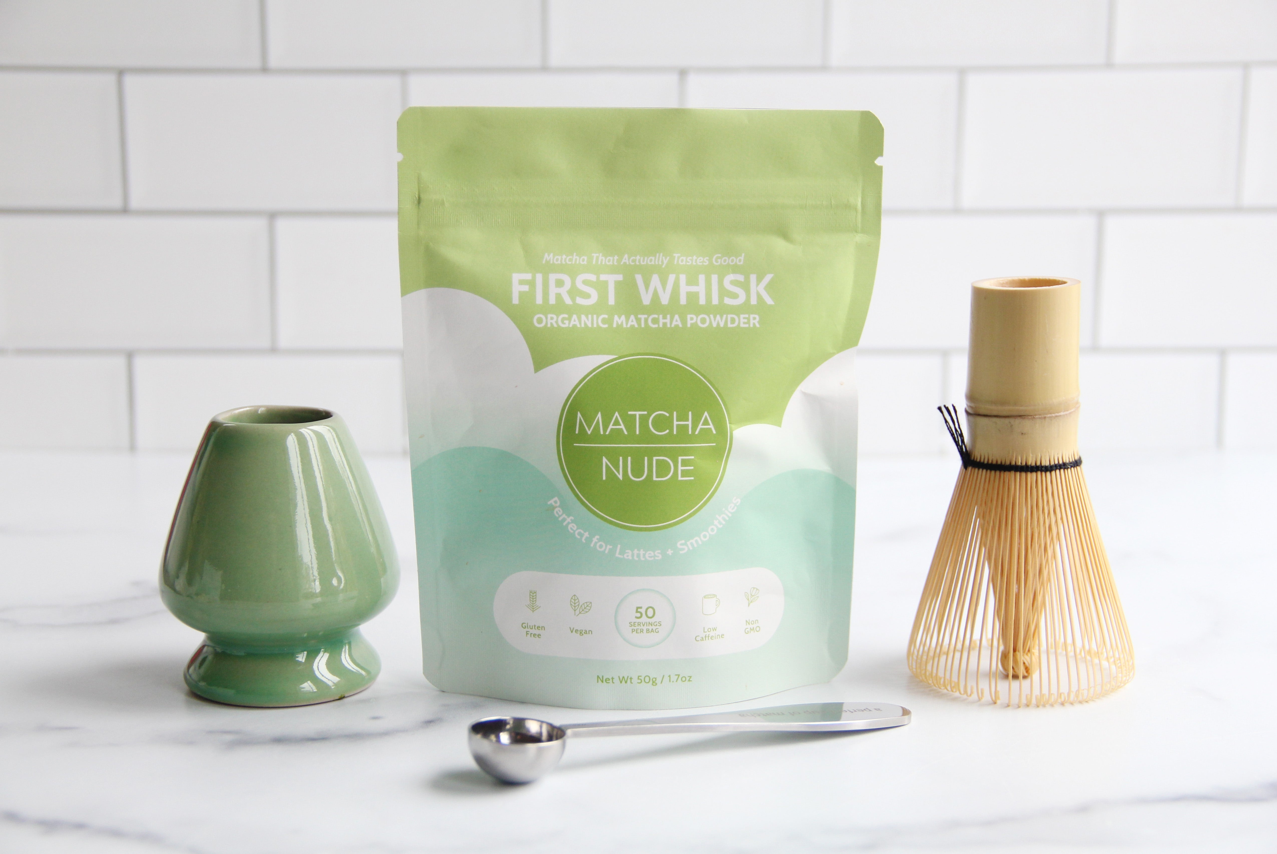 Matcha Tool Kit – whisk, holder, scoop set