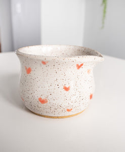 Handmade Ceramic Matcha Bowl with Spout
