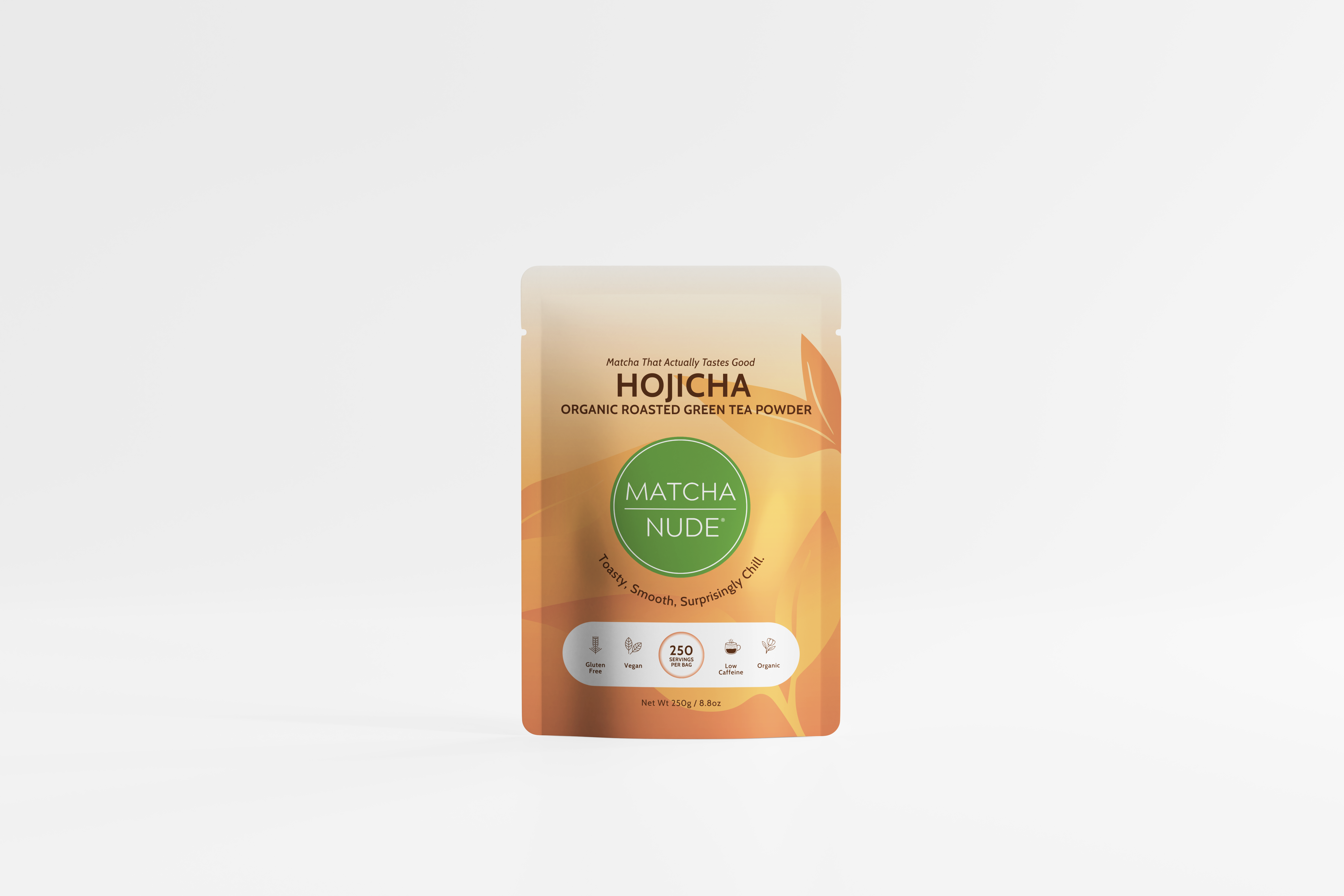Organic Hojicha Roasted Green Tea 250g – mellow roast, low caffeine