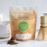 Organic Hojicha Roasted Green Tea 50g, mellow, low‑caffeine roasted flavor