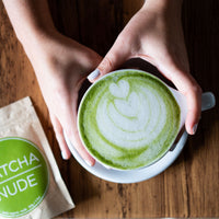 A matcha latte 