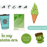 5 for $5 Matcha Sticker Bundle