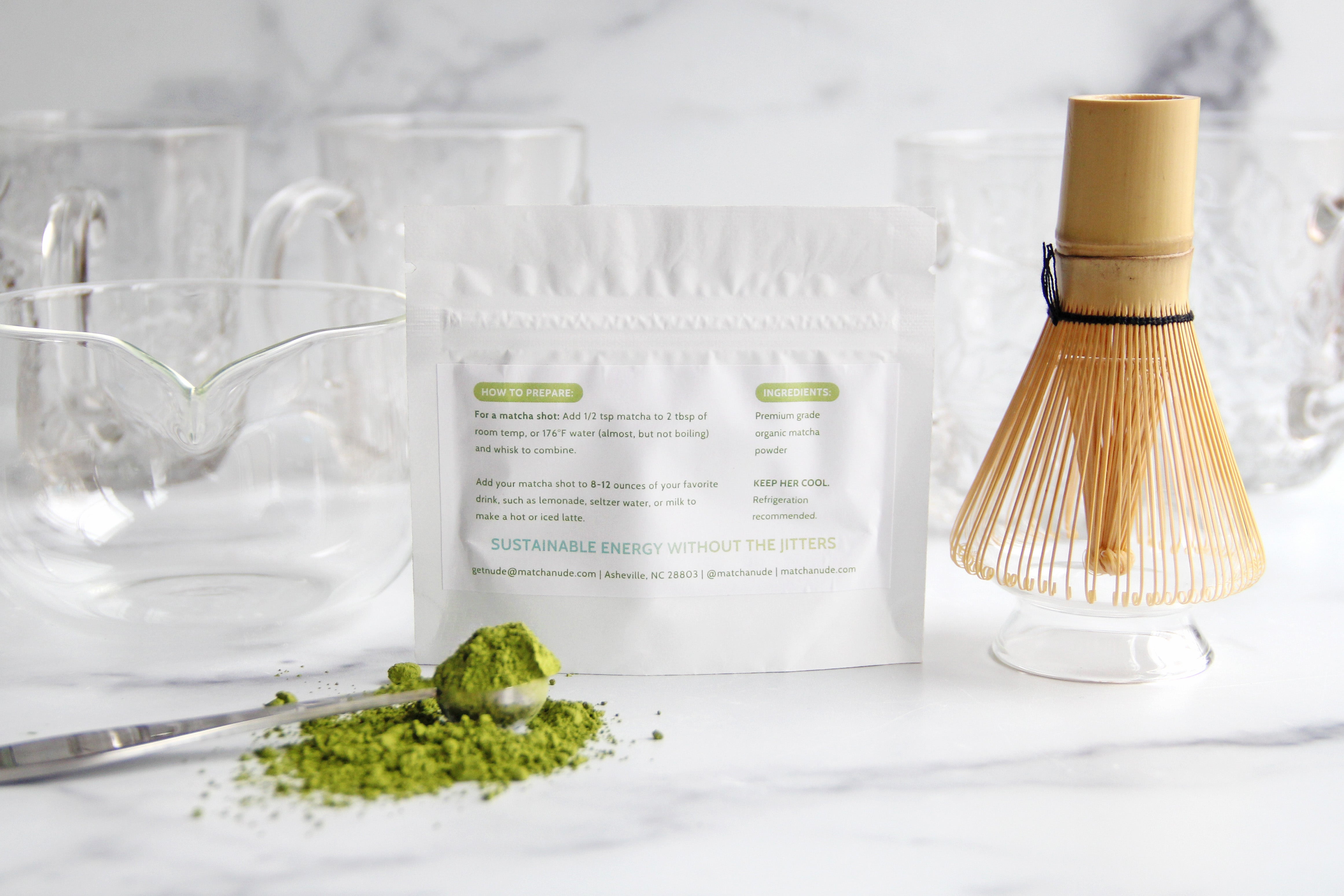 Premium Matcha 20g – bold ceremonial sampler pouch