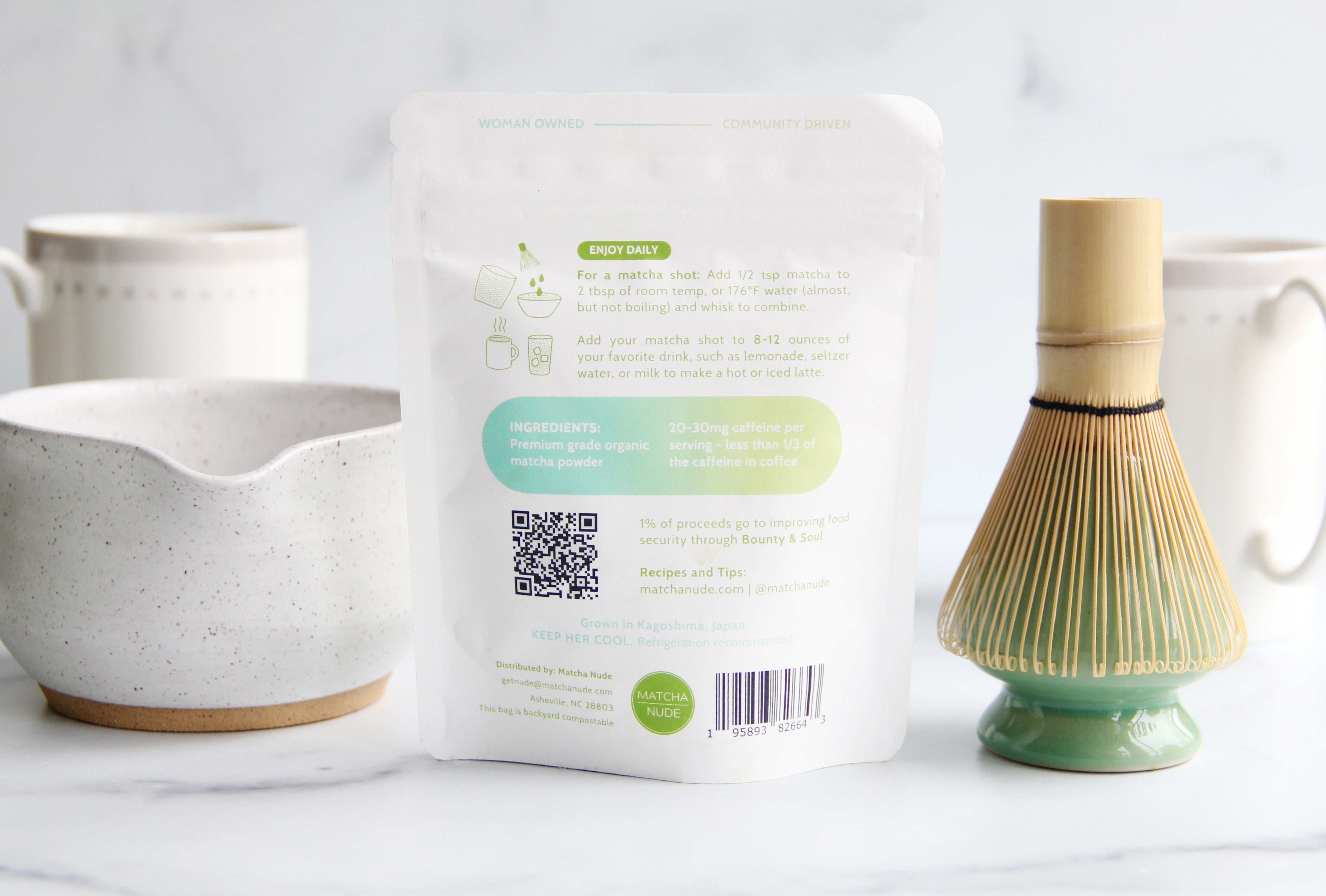 Premium Ceremonial Matcha 50g, bold, vivid Japanese matcha