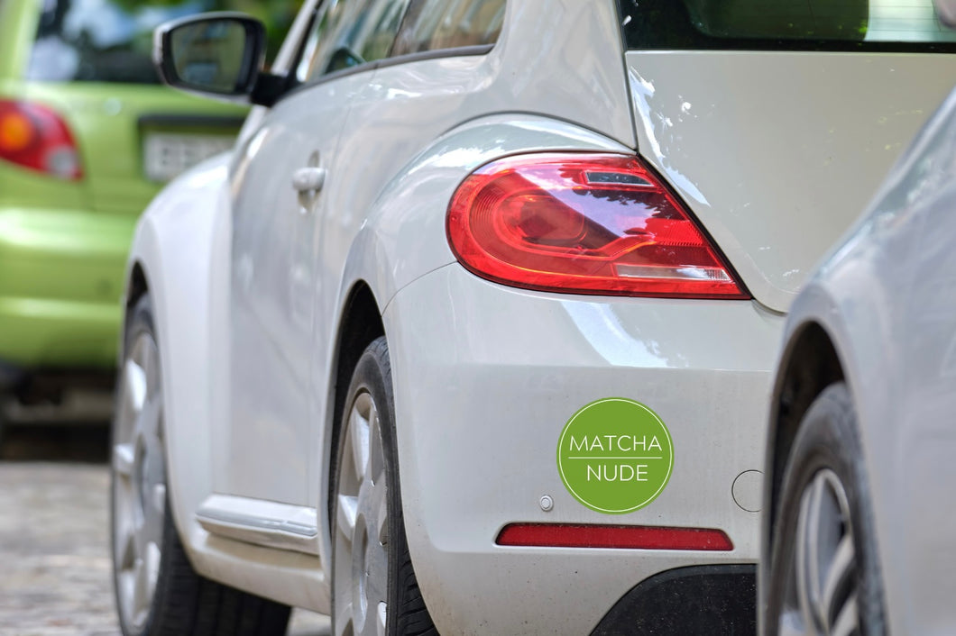 matcha nude bumper sticker