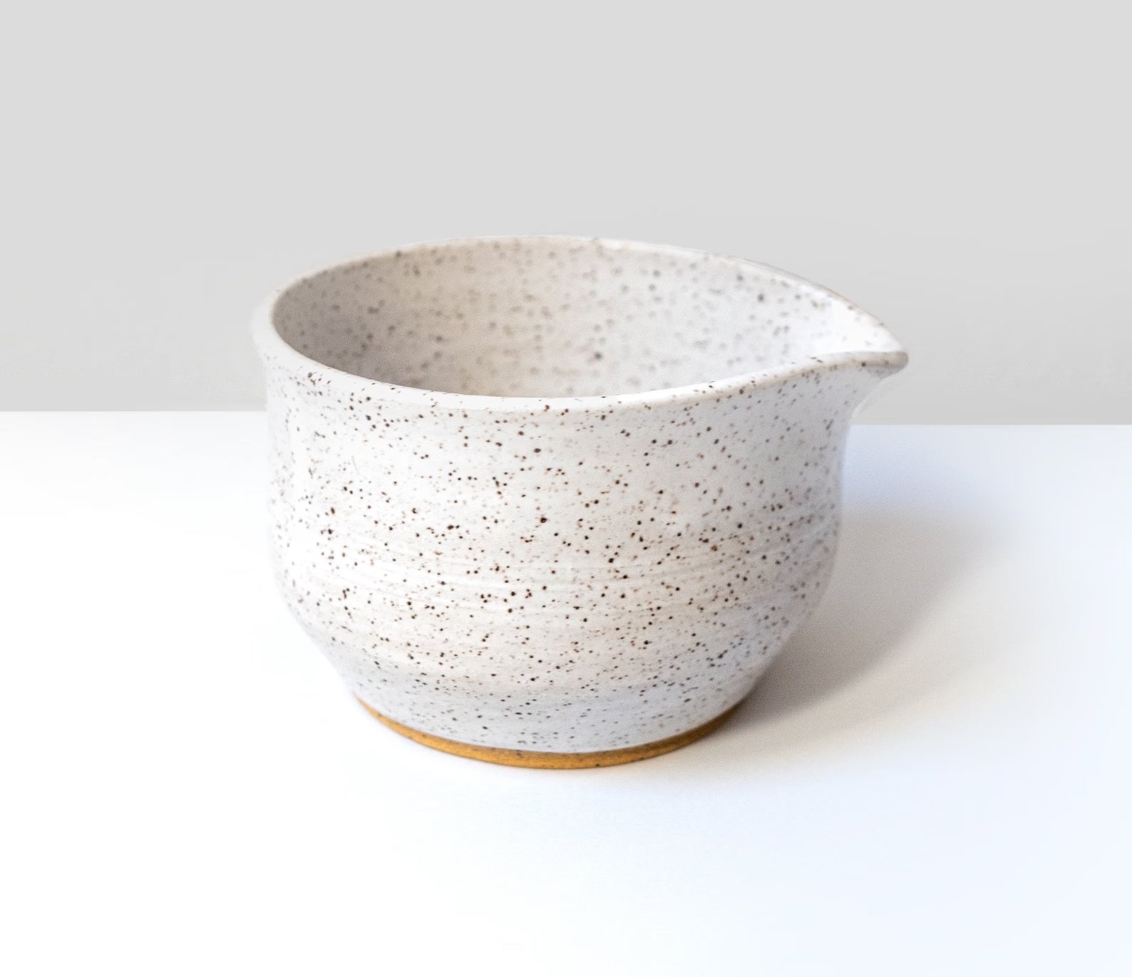 Handmade Ceramic Matcha Bowl with Spout