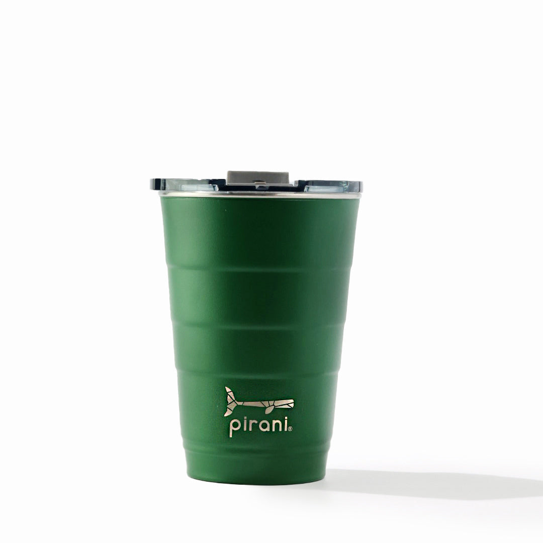 Pirani Matcha Nude Insulated 16 oz Matcha Tumbler:  hot & cold, stackable, stainless steel
