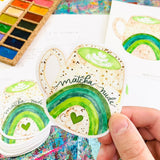 Matcha Nude Hot Latte Sticker